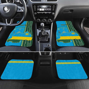 Personalised 1 July Independence Day Rwanda Car Mats African Imigongo Happy 61st Anniversary
