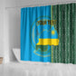 Personalised 1 July Independence Day Rwanda Shower Curtain African Imigongo Happy 61st Anniversary