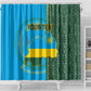 Personalised 1 July Independence Day Rwanda Shower Curtain African Imigongo Happy 61st Anniversary