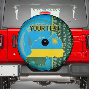 Personalised 1 July Independence Day Rwanda Spare Tire Cover African Imigongo Happy 61st Anniversary