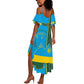 Personalised 1 July Independence Day Rwanda Summer Maxi Dress African Imigongo Happy 61st Anniversary