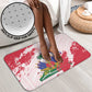 Custom Haiti Football Bathroom Set Les Grenadiers Red Grunge Polynesian Tattoo