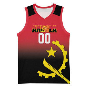 Afro Basketball Custom Angola Basketball Jersey Go Champions Angolan - African Pride