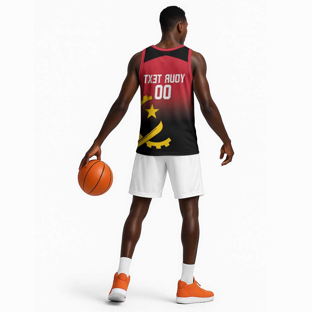 Afro Basketball Custom Angola Basketball Jersey Go Champions Angolan - African Pride