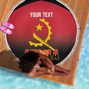 Afro Basketball Custom Angola Beach Blanket Go Champions Angolan - African Pride