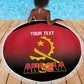 Afro Basketball Custom Angola Beach Blanket Go Champions Angolan - African Pride
