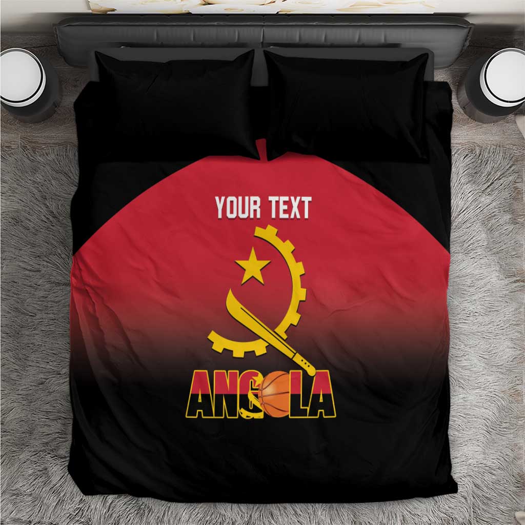 Afro Basketball Custom Angola Bedding Set Go Champions Angolan - African Pride