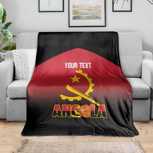Afro Basketball Custom Angola Blanket Go Champions Angolan - African Pride