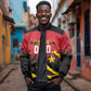 Afro Basketball Custom Angola Bomber Jacket Go Champions Angolan - African Pride