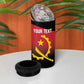 Afro Basketball Custom Angola 4 in 1 Can Cooler Tumbler Go Champions Angolan - African Pride
