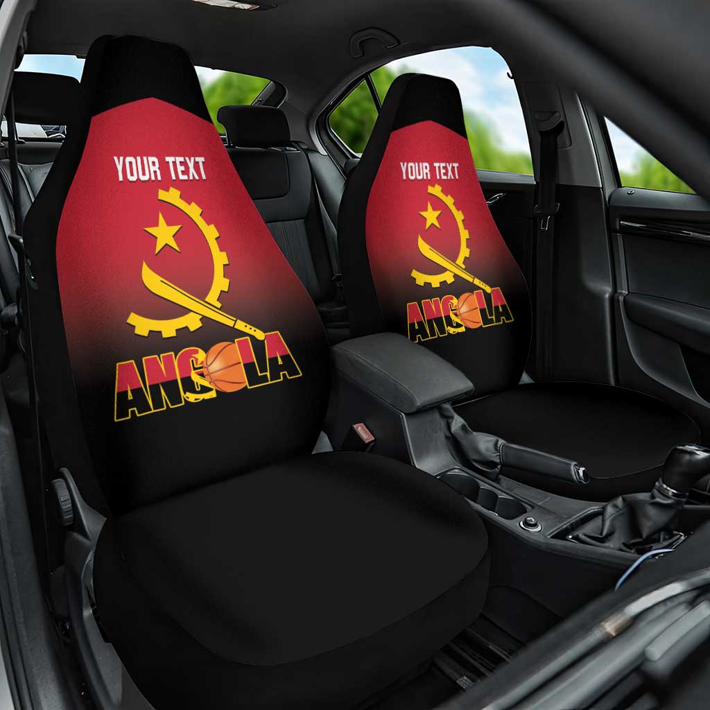 Afro Basketball Custom Angola Car Seat Cover Go Champions Angolan - African Pride