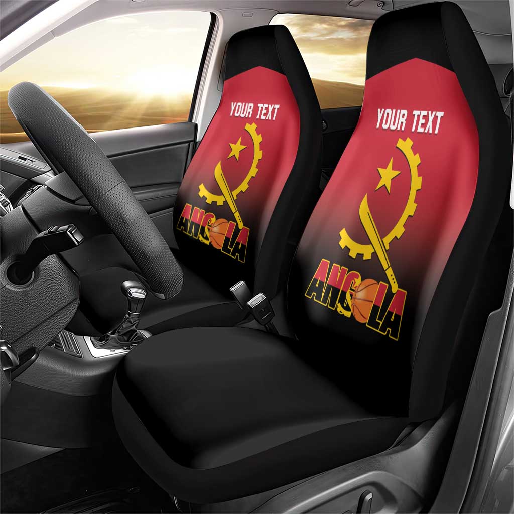 Afro Basketball Custom Angola Car Seat Cover Go Champions Angolan - African Pride