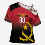 Angola Basketball Custom Cross Shoulder Shirt Go Champions Angolan