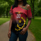 Angola Basketball Custom Cross Shoulder Shirt Go Champions Angolan
