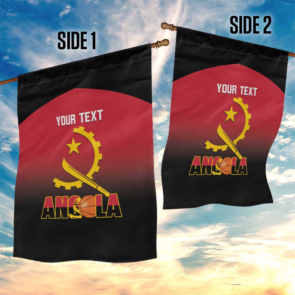 Afro Basketball Custom Angola Garden Flag Go Champions Angolan - African Pride