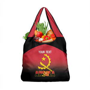 Afro Basketball Custom Angola Grocery Bag Go Champions Angolan - African Pride