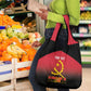 Afro Basketball Custom Angola Grocery Bag Go Champions Angolan - African Pride