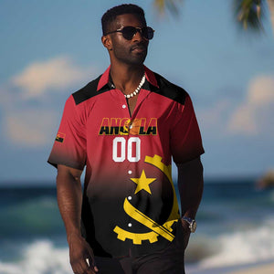 Afro Basketball Custom Angola Hawaiian Shirt Go Champions Angolan - African Pride