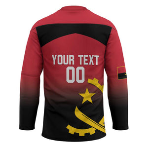 Angola Basketball Custom Hockey Jersey Go Champions Angolan