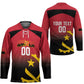Angola Basketball Custom Hockey Jersey Go Champions Angolan