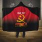 Afro Basketball Custom Angola Hooded Blanket Go Champions Angolan - African Pride