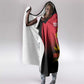 Afro Basketball Custom Angola Hooded Blanket Go Champions Angolan - African Pride