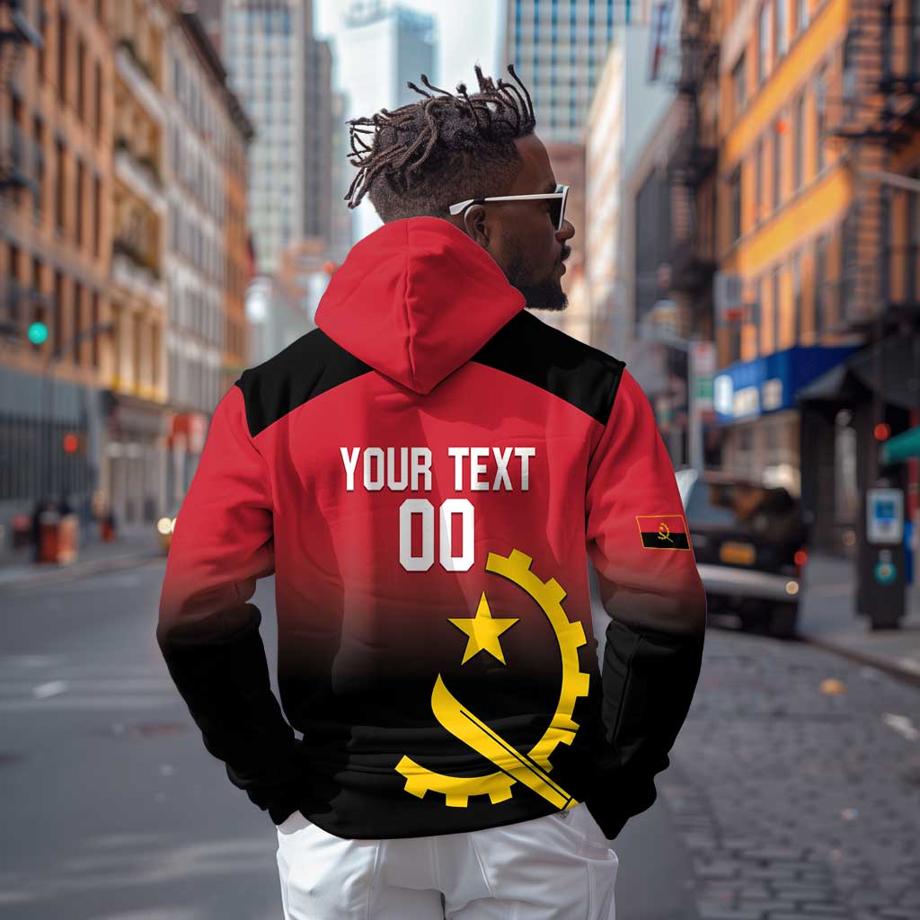 Afro Basketball Custom Angola Hoodie Go Champions Angolan - African Pride