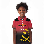 Afro Basketball Custom Angola Kid Polo Shirt Go Champions Angolan - African Pride