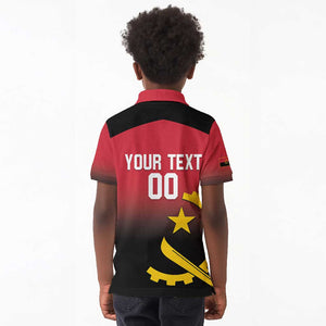 Afro Basketball Custom Angola Kid Polo Shirt Go Champions Angolan - African Pride