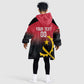 Afro Basketball Custom Angola Kid Wearable Blanket Hoodie Go Champions Angolan - African Pride
