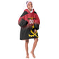 Afro Basketball Custom Angola Kid Wearable Blanket Hoodie Go Champions Angolan - African Pride