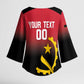 Angola Basketball Custom Kimono Sleeve Blouse Go Champions Angolan