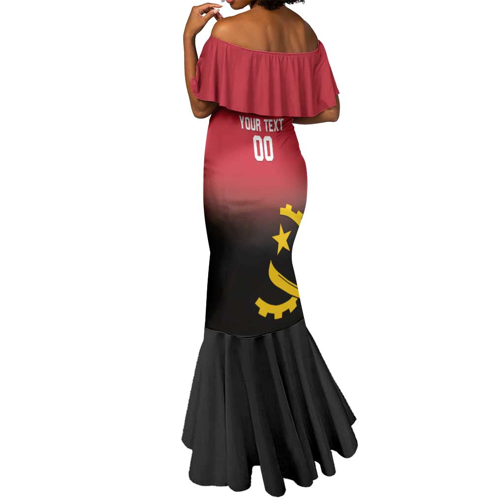 Afro Basketball Custom Angola Mermaid Dress Go Champions Angolan - African Pride