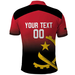 Afro Basketball Custom Angola Polo Shirt Go Champions Angolan - African Pride