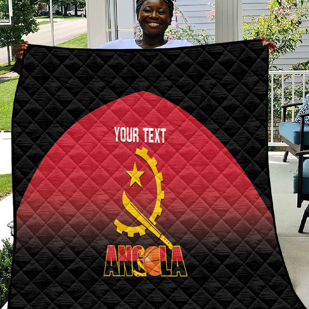 Afro Basketball Custom Angola Quilt Go Champions Angolan - African Pride