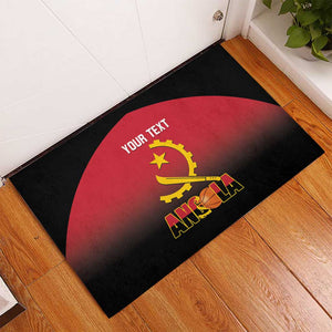 Afro Basketball Custom Angola Rubber Doormat Go Champions Angolan - African Pride