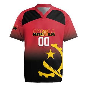 Afro Basketball Custom Angola Rugby Jersey Go Champions Angolan - African Pride