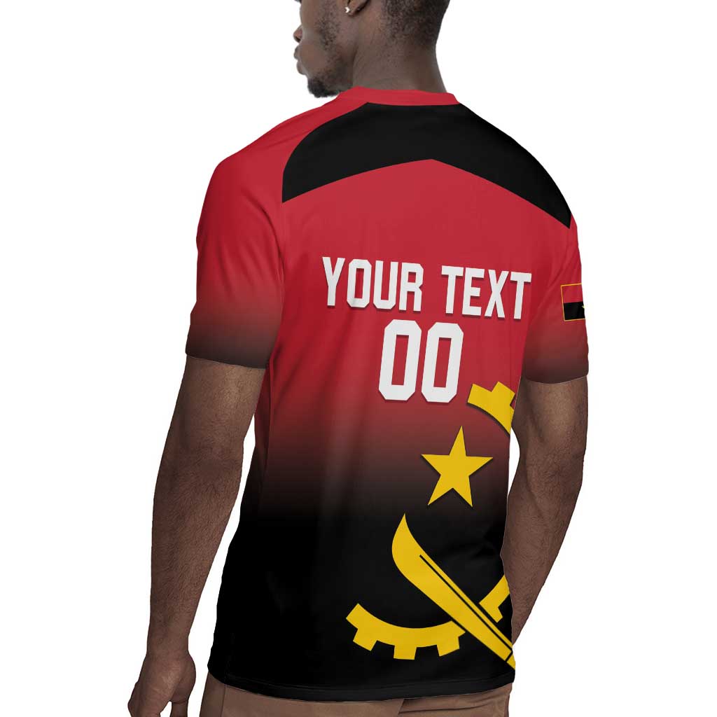 Afro Basketball Custom Angola Rugby Jersey Go Champions Angolan - African Pride