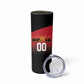 Afro Basketball Custom Angola Skinny Tumbler Go Champions Angolan - African Pride