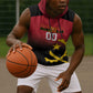 Afro Basketball Custom Angola Sleeveless Hoodie Go Champions Angolan - African Pride