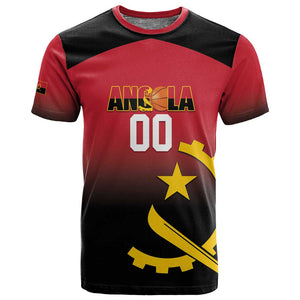 Afro Basketball Custom Angola T shirt Go Champions Angolan - African Pride