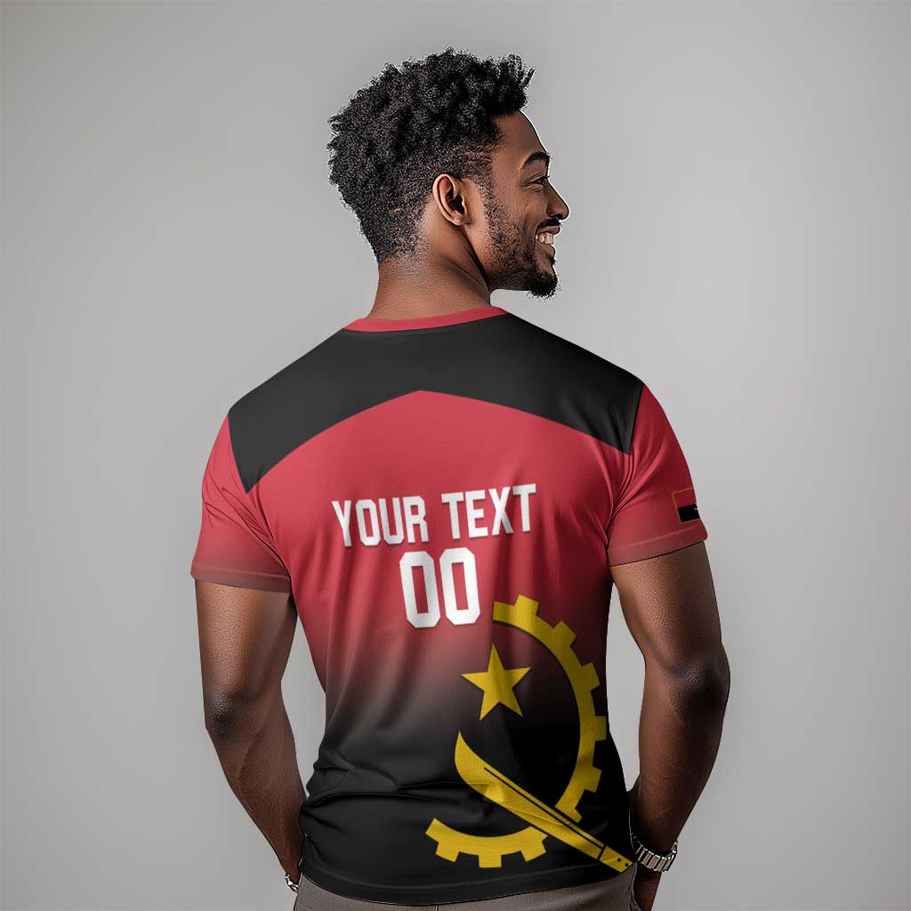 Afro Basketball Custom Angola T shirt Go Champions Angolan - African Pride