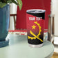 Afro Basketball Custom Angola Tumbler Cup Go Champions Angolan - African Pride