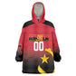 Afro Basketball Custom Angola Wearable Blanket Hoodie Go Champions Angolan - African Pride
