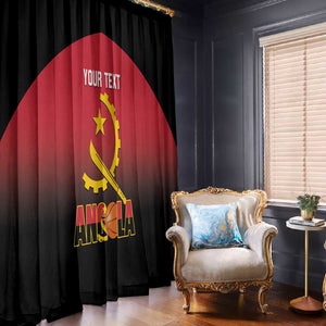 Afro Basketball Custom Angola Window Curtain Go Champions Angolan - African Pride