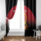 Afro Basketball Custom Angola Window Curtain Go Champions Angolan - African Pride