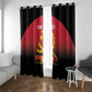 Afro Basketball Custom Angola Window Curtain Go Champions Angolan - African Pride