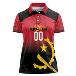 Afro Basketball Custom Angola Women Polo Shirt Go Champions Angolan - African Pride
