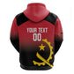 Afro Basketball Custom Angola Zip Hoodie Go Champions Angolan - African Pride