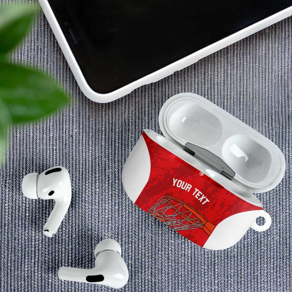 Tunisia Basketball Custom AirPods Case Go Champions Eagles of Carthage
